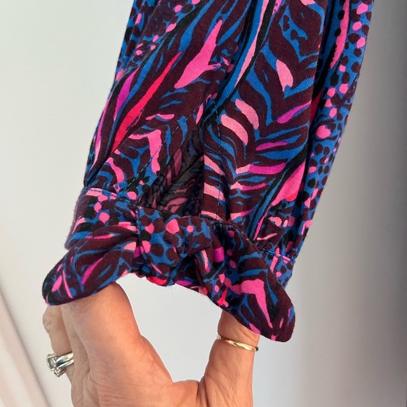 Lilly Pulitzer Cath 3/4 Sleeve Dress NWT - “ALWAYS PAWSITIVE” 🐾 - Picture 2 of 4